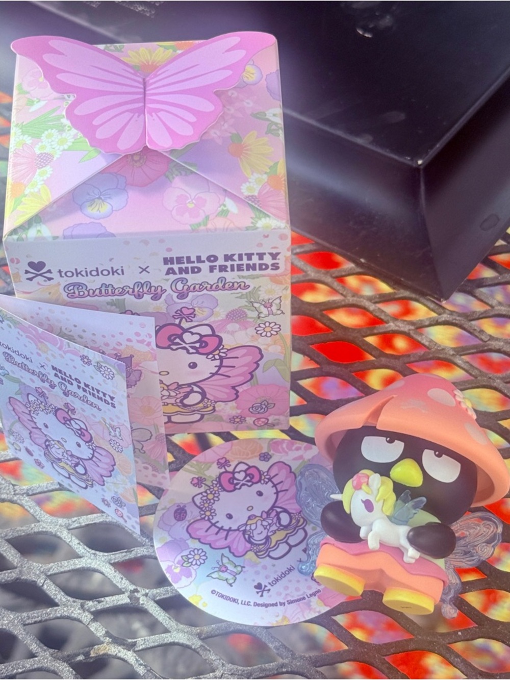 tokidoki x Hello Kitty and Friends Butterfly Garden Badtz-Maru NIOB